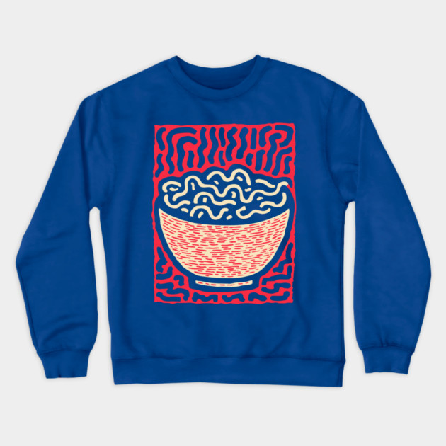 Steaming Bowl of Comfort Crewneck Sweatshirt by TuncGK
