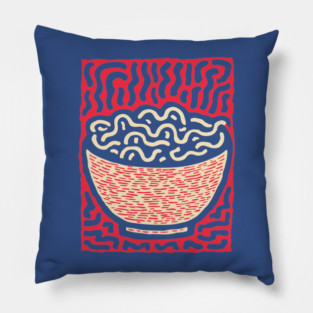 Steaming Bowl of Comfort Pillow