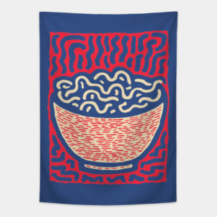 Steaming Bowl of Comfort Tapestry