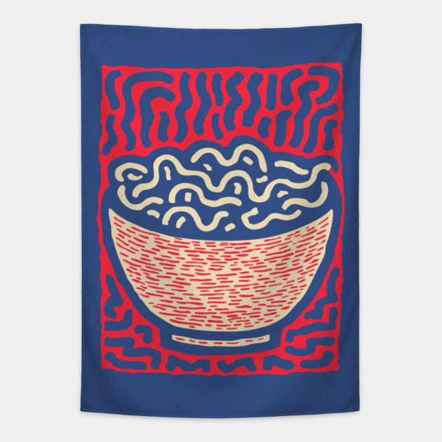 Steaming Bowl of Comfort Tapestry by TuncGK