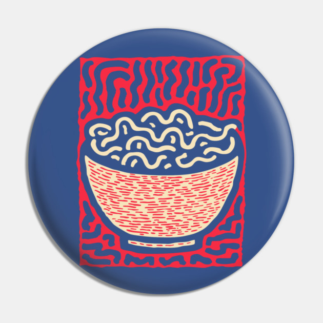 Steaming Bowl of Comfort Pin by TuncGK