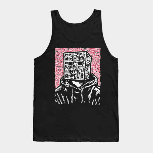 Mr. Anonymous Tank Top by TuncGK