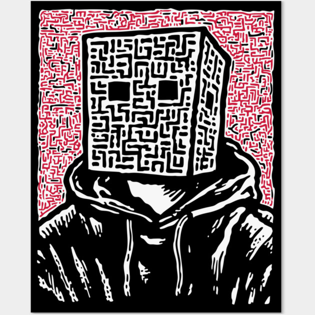 Mr. Anonymous Wall Art by TuncGK