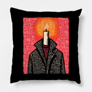 The Beacon | Conceptual Candle Art Pillow