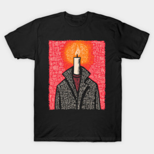 The Beacon | Conceptual Candle Art T-Shirt