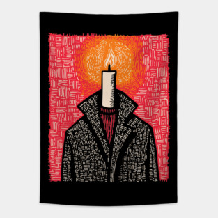 The Beacon | Conceptual Candle Art Tapestry