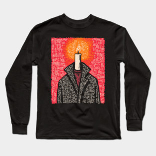 The Beacon | Conceptual Candle Art Long Sleeve T-Shirt