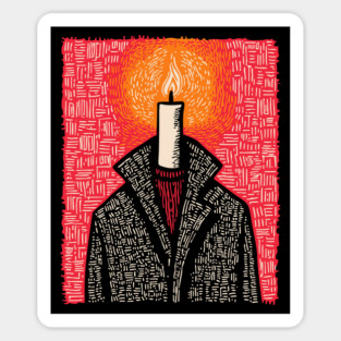 The Beacon | Conceptual Candle Art Sticker