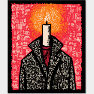The Beacon | Conceptual Candle Art Posters and Art