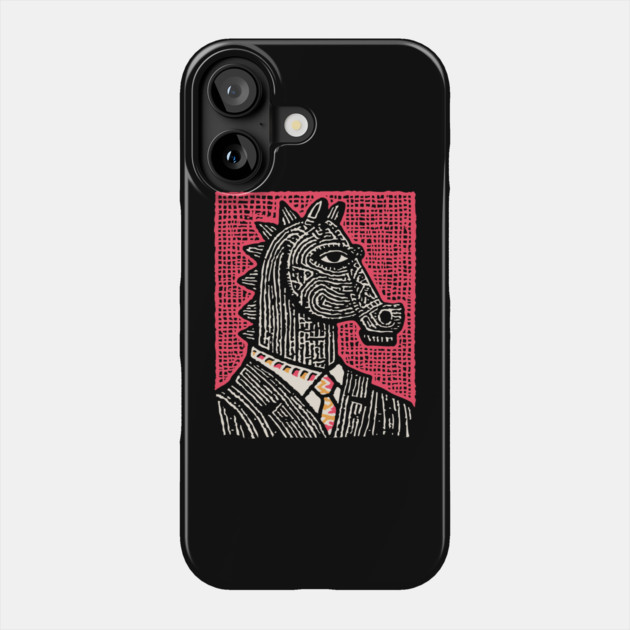 The Strategist | Pop Art Chess Piece Phone Case by TuncGK