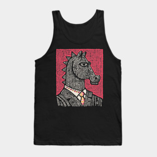 The Strategist | Pop Art Chess Piece Tank Top