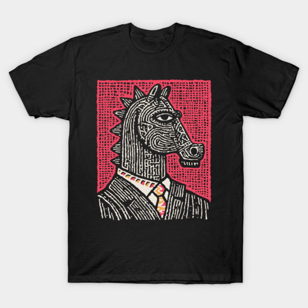 The Strategist | Pop Art Chess Piece T-Shirt by TuncGK