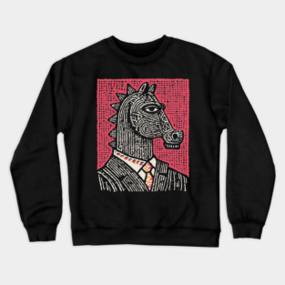 The Strategist | Pop Art Chess Piece Crewneck Sweatshirt