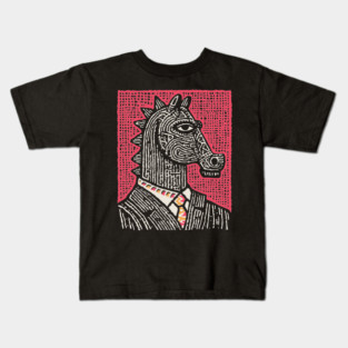 The Strategist | Pop Art Chess Piece Kids T-Shirt