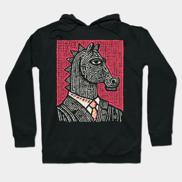 The Strategist | Pop Art Chess Piece Hoodie by TuncGK
