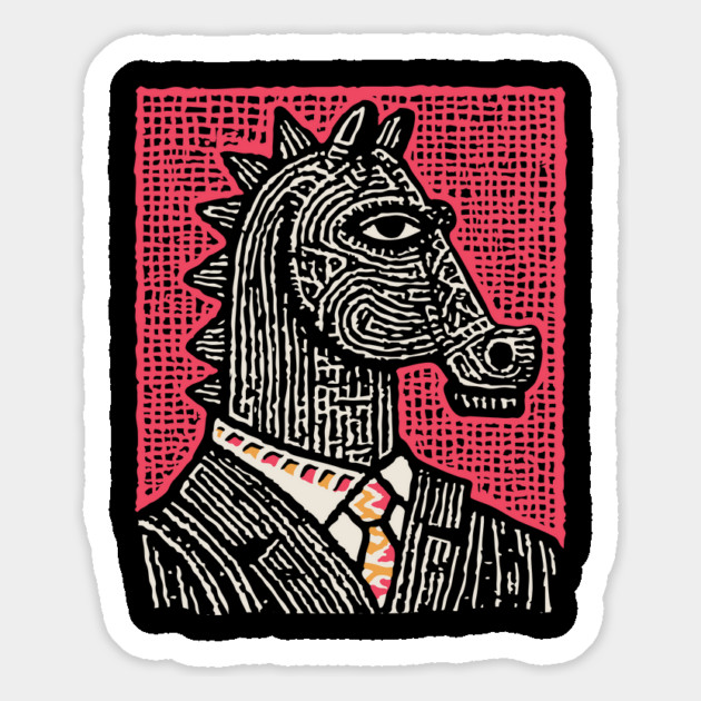The Strategist | Pop Art Chess Piece Magnet by TuncGK