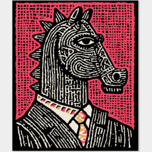The Strategist | Pop Art Chess Piece Posters and Art