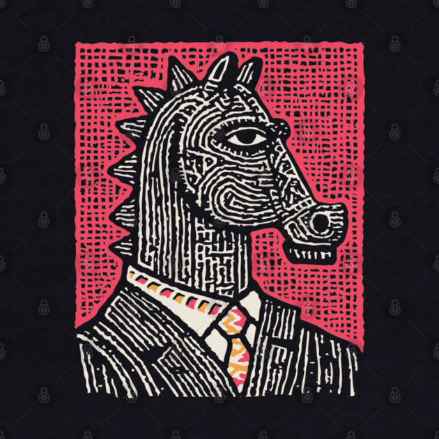 The Strategist | Pop Art Chess Piece by TuncGK