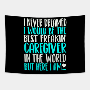 Best Caregiver In The World Tapestry