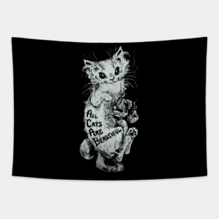 All Cats Are Beautiful Tapestry