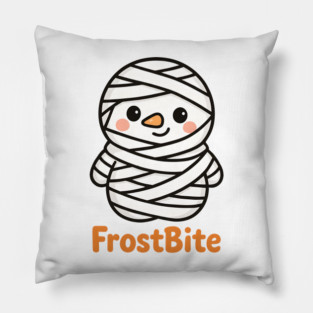 Snowman Mummy — “FrostBite” Pillow