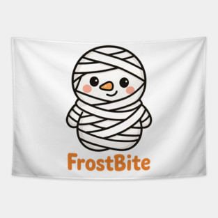 Snowman Mummy — “FrostBite” Tapestry