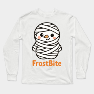 Snowman Mummy — “FrostBite” Long Sleeve T-Shirt