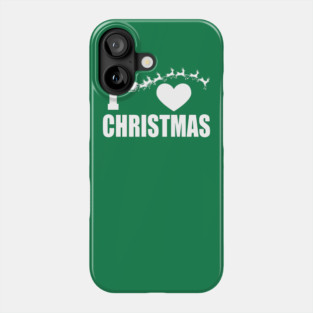 I Heart Christmas Phone Case