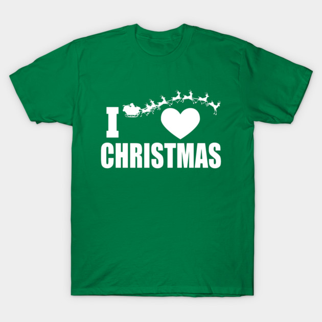 I Heart Christmas T-Shirt by MCALTees