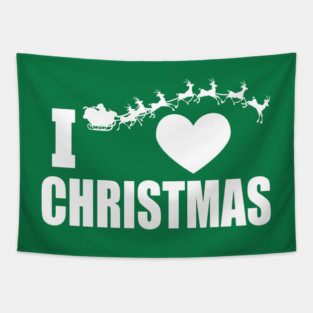I Heart Christmas Tapestry