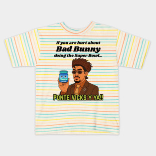 Benito Bowl Bad Bunny Super Bowl Kids T-Shirt