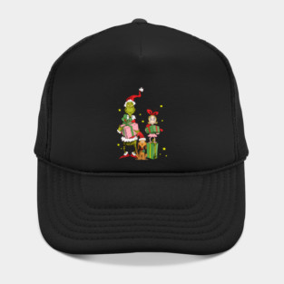 Funny Christmas Grinch Movies Shirt Grinch Cindy Lou Lover Gift M0432 Hat