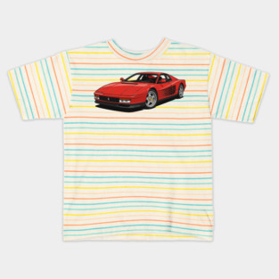 Ferrari Testarossa Kids T-Shirt