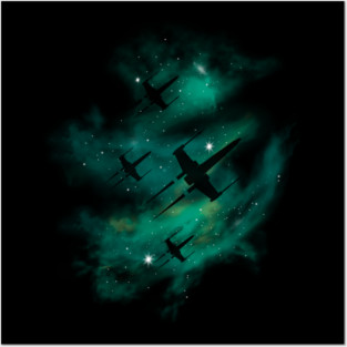 X-wing Nebula Posters and Art