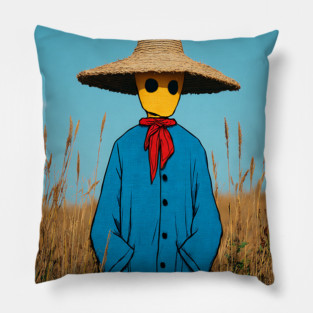 Spooky Scarecrow Pillow