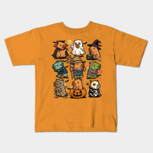 Spooky Capybaras Kids T-Shirt