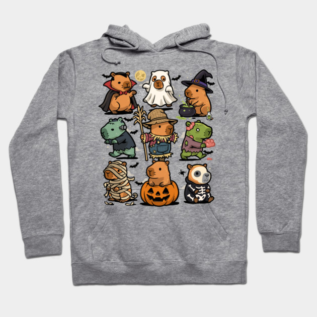 Spooky Capybaras Hoodie by GoshWow®