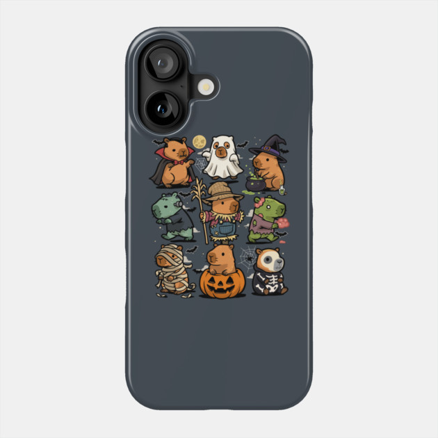 Spooky Capybaras Phone Case by GoshWow®