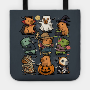 Spooky Capybaras Tote