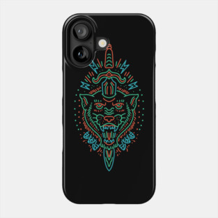 tiger tattoo Phone Case