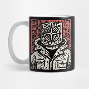 Inner North | Minimalist Compass Art Mug