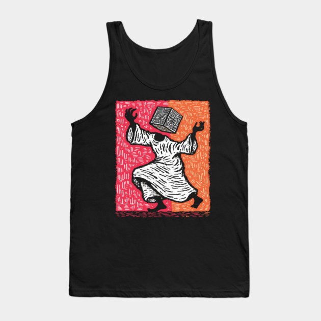 The Conundrum | Abstract Puzzle Art Tank Top by TuncGK