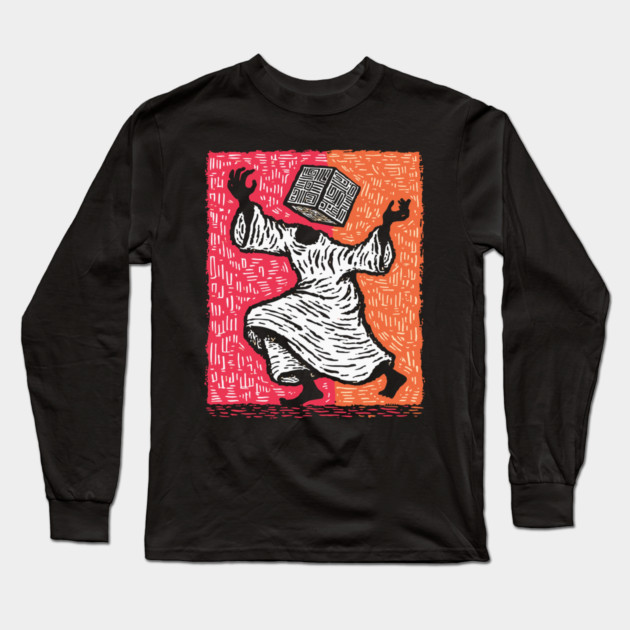 The Conundrum | Abstract Puzzle Art Long Sleeve T-Shirt by TuncGK