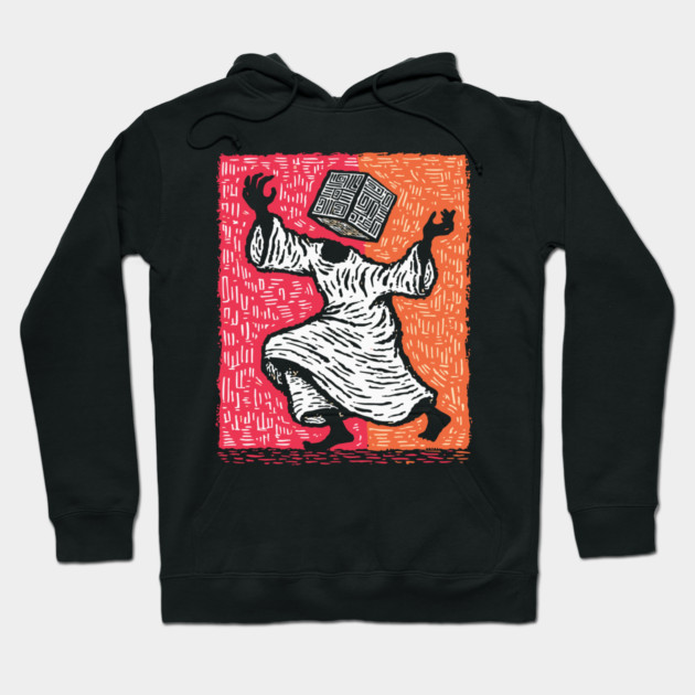 The Conundrum | Abstract Puzzle Art Hoodie by TuncGK