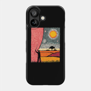 New Horizons | Hopeful Landscape Art Phone Case