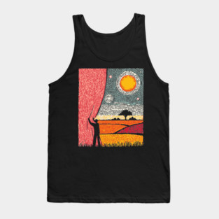 New Horizons | Hopeful Landscape Art Tank Top