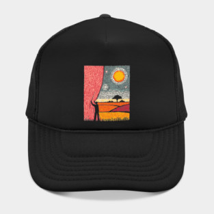 New Horizons | Hopeful Landscape Art Hat