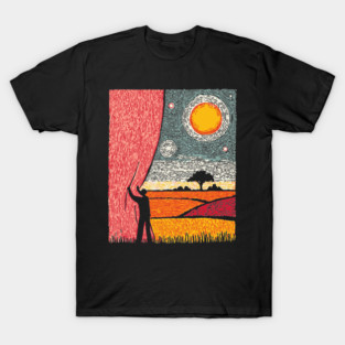 New Horizons | Hopeful Landscape Art T-Shirt