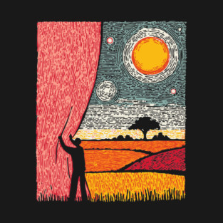 New Horizons | Hopeful Landscape Art T-Shirt