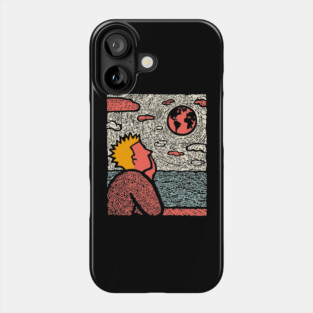 Earth Gazer | Cosmic Pop Art Phone Case